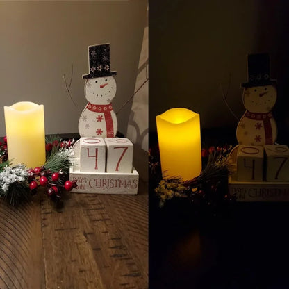 Velas LED sin llama con efecto parpadeante